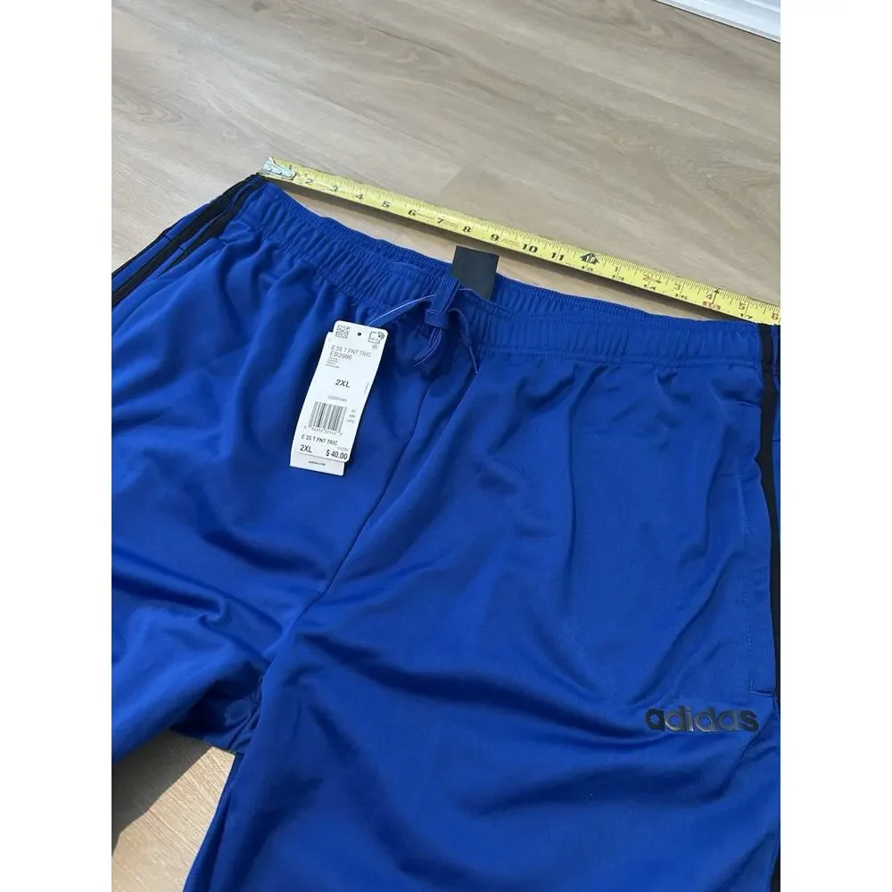 Adidas Essential Men's 3-Stripes Track Jacket Pants Collegiate Royal/Black 2XL